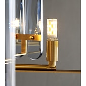 cheap Chandeliers-LED Pendant Light Crystal Chandelier Unique Design Copper Nordic Style 4 6 8 12 Heads 220-240V 110-120V