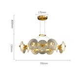 halpa Kattokruunut-johti riipus valo ympyrä rengas muotoilu moderni ylellinen kulta 70cm 85cm geometriset muodot kattokruunu kupari moderni tyyli sputnik messinki johti moderni 220-240v 110-120v
