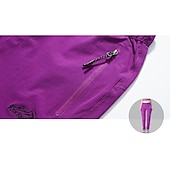 halpa Housut ja shortsit-Naisten Vaellushousut Kesä Ulko- Hengittävä Vedenkestävä Nopea kuivuminen Kevyt Housut Alaosat Joustava vyötärö Vetoketjullinen tasku Violetti Musta Spandex Metsästys Kalastus Kiipeily M L XL XXL XXXL