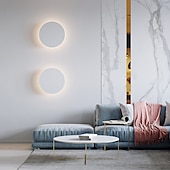 abordables Appliques murales encastrées-lightinthebox 1 lumière 15 cm applique murale LED lampes murales design circulaire mini style simple / moderne / contemporain salon chambre salle à manger lumière en métal 110-120v / 220-240v