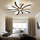economico Lampade da soffitto con dimmer-plafoniera a led dimmerabile moderna dente di leone stile nordico lampada da soffitto in acrilico design minimalista a strati soggiorno luci della sala da pranzo ac220v solo dimmerabile con