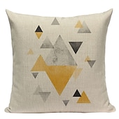 cheap Geometric Style-Geometry Double Side Cushion Cover 1PC Soft Throw Pillow Cover Cushion Case Pillowcase for Sofa Bedroom Livingroom Superior Quality Machine Washable  Outdoor Cushion for Sofa Couch Bed Chair