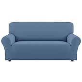 ieftine Cuvertură Canapea-husă de canapea elastică husă elastică visiniu canapea secțională fotoliu loveseat 4 sau 3 locuri canapea în formă de l protector de mobilă husă anti-alunecare moale lavabilă