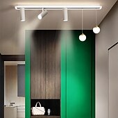 cheap Chandeliers-LED Ceiling Light With Spot Light Porch Light Modern White 80cm 100 cm Single Design Chandelier Metal Artistic Style Modern Style Stylish Painted Finishes 220-240V 110-120V