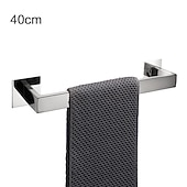 economico Portasciugamani-set di accessori hardware per il bagno, porta accappatoio autoadesivo a parete, portasciugamani in acciaio inossidabile cromato, porta asciugamani, porta carta igienica