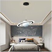 رخيصةأون تصميم الخط-أدى قلادة ضوء كوكب تصميم 45 سم فانوس غرفة نوم ضوء معدن مطلي التشطيبات الحديثة 220-240 فولت 110-120 فولت