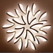 economico Lampade da soffitto con dimmer-plafoniera a led dimmerabile moderna dente di leone stile nordico lampada da soffitto in acrilico design minimalista a strati soggiorno luci della sala da pranzo ac220v solo dimmerabile con