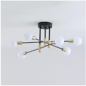 voordelige Spoetnik-ontwerp-4/6/8-lichts kroonluchters geometrische vormen hanglamp metaal nieuwigheid stijlvol geometrisch geschilderde afwerkingen artistiek modern noords woonkamer slaapkamer eetkamer 220-240v 110-120vlamp niet inbegrepen