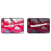 baratos Camisolas femininas-Mulheres Camisa para Ciclismo Padrão Botânico floral Flor Manga Curta Moto Camisa / Roupas Para Esporte Blusas com 3 bolsos traseiros Ciclismo de Montanha Ciclismo de Estrada Secagem Rápida Bolso