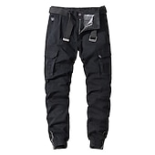 abordables Pantalones cargo-Hombre Pantalones cargo Pantalones para senderismo Militar Verano Al aire libre Ajuste regular Ripstop Secado rápido Bolsillo con cremallera Multi bolsillo Pantalones / Sobrepantalón Prendas de abajo