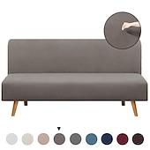 baratos Capa do sofá futon.-capa de futon capa de sofá elástica capa de sofá de amor capa de sofá para cães animal de estimação, capa de sofá-cama capa de sofá lavável protetor de móveis macio durável