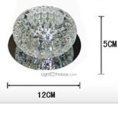זול אורות תקרה-1 יחידה 3 w אור תקרה זרקור led 3 חרוזי לד משלב קריסטל דקורטיבי לבן חם לבן טבעי
