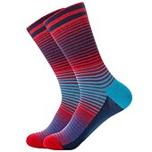olcso férfi zokni-Férfi 1 pár Zokni Fehér Rubin Szín Színes Szabadtéri sport Hétköznapi viselet Tavasz, Ősz, Tél, Nyár Divat aranyos stílus