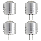 economico Luci LED bi-pin-lampadine a led g4 base bi-pin g4 lampadina alogena 1w 10w lampadine a led equivalenti per soffitto paesaggistico sotto il bancone illuminazione del disco dc12v 1 chip cob led confezione da 4