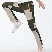 cheap Trousers &amp; Shorts-Men&#039;s Cargo Pants Hiking Pants Work Pants Trousers Safari Outdoor Pants Water Resistant Windproof Quick Dry Stretch 3 Zipper Pocket Elastic Waist Bottoms Black Khaki Army Green Climbing