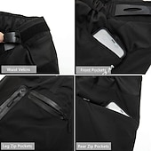 voordelige Heren Shorts, Panty&#039;s &amp; Broeken-WOSAWE Voor heren MTB shorts Wielrenshorts Fietsen Gewatteerde shorts MTB shorts Ruim Passend Bergracen Wegwielrennen Sport 3D-pad Fietsen Ademend Anatomisch ontwerp Zwart Groen Siliconen Kleding