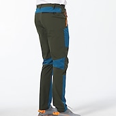 cheap Trousers &amp; Shorts-Men&#039;s Cargo Pants Hiking Pants Work Pants Trousers Safari Outdoor Pants Water Resistant Windproof Quick Dry Stretch 3 Zipper Pocket Elastic Waist Bottoms Black Khaki Army Green Climbing