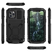 abordables Carcasas iPhone-teléfono Funda Para iPhone 16 Pro Max Plus iPhone 15 Pro Max iPhone 14 13 12 11 Pro Max Plus Mini Impermeable Funda de Cuerpo Entero Armadura Protección de grado militar con película de vidrio de