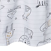 economico Vestiti casual-Bambino Da ragazza Vestito Floreale Animali Senza maniche Stampa Essenziale Cotone Al ginocchio Estate 3-10 anni Giallo Rosa Blu