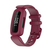 זול להקות שעונים של Fitbit-צפו בנד ל פיטביט Ace 3 סיליקון רך תַחֲלִיף רצועה עם קייס עמיד במים מתכוונן צמיד