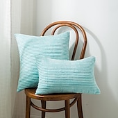 cheap Textured Throw Pillows-Decorative Toss Pillows Fall Throw Pillow Covers Simple Northern Europe Short Plush Solid Colored Home Office Pillow Case Cover Living Room Bedroom Sofa Cushion Cover Pink Blue Sage Green