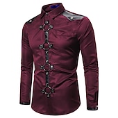 preiswerte Oberteile-Punk &amp; Gothic Streetstyle Bluse / Hemd Ritter Kostüm Herren Maskerade Party / Abend Erwachsene Bluse