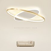 baratos Montagem Embutida &amp; Montagem Semi Embutida-luz de teto led 45 55 cm cluster design flush mount com acabamento em metal pintado com led moderno 220-240v