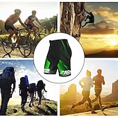 billiga Shorts, tights och byxor för män-Herr Cykelvägshorts Cykelshorts Cykel Shorts Byxor Bergscykling Vägcykling sporter 3D Tablett Cykel Andningsfunktion Snabb tork Svart Gul Polyester Elastan Kläder Cykelkläder