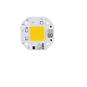 Недорогие Светодиодные споты-Мощный 50 Вт светодиодный чип smd 110 В, сварочный диод для ламп, бусины, сделай сам, освещение, умный IC, драйвер не нужен