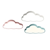 abordables Plafonniers encastrés et semi-encastrés-50 cm plafonnier led forme de nuage encastré lumières métal style moderne thème de conte de fées finitions peintes classiques style nordique 220-240v