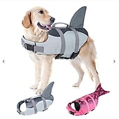 お買い得  ライフジャケット-犬用 犬のライフジャケット 調整可能 安全用具 犬服