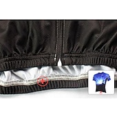お買い得  メンズジャージ-男性用 サイクリングジャージー パターン柄 おかしい 半袖 バイク ジャージー トップス 3つのリアポケット付き マウンテンサイクリング ロードバイク 速乾性 反射性ストリップ 後ポケット モイスチャーコントロール スポーツ イエロー レッド ブルー 衣類