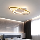 baratos Montagem Embutida &amp; Montagem Semi Embutida-luz de teto led 45 55 cm cluster design flush mount com acabamento em metal pintado com led moderno 220-240v