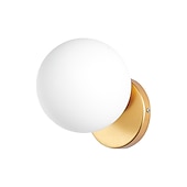 economico Luci da parete-Lightinthebox applique da parete a led opaco moderno stile nordico lampade da parete applique da parete a led soggiorno sala da pranzo applique da parete in vetro 110-240 v