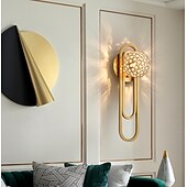 cheap Indoor Wall Lights-Lightinthebox LED Wall Lights Light Luxury Crystal Wall Lamp Postmodern Simple Living Room American Nordic Bedroom Bedside Stairs Background Wall Corridor Crystal Lighting G9 Light Source AC100-240V