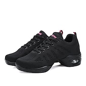 baratos Ténis de Dança-tênis de dança de malha respirável feminino – perfeito para dança fitness, dança moderna, dança jazz e mais sapatos femininos
