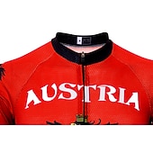 baratos Camisolas masculinas-Homens Camisa para Ciclismo Padrão Águia Rússia Manga Curta Moto Camisa / Roupas Para Esporte Blusas com 3 bolsos traseiros Ciclismo de Montanha Ciclismo de Estrada Resistente a UV Secagem Rápida
