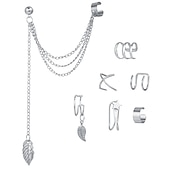 abordables Accessoires portables-Europe et États-Unis transfrontaliers nouveau clip d&#039;oreille en perles boucles d&#039;oreilles pour hommes et femmes boucles d&#039;oreilles faux cartilage non perçantes boucles d&#039;oreilles bijoux
