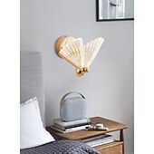 cheap Indoor Wall Lights-Lightinthebox LED Butterfly Wall Lights Nordic New Background Decorative Lamp Bedroom Bedside Table Creative Butterfly Wall Lamp Children&#039;s Room Hallway Wall Lamp