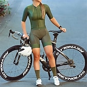 abordables Ropa Triatlón Mujer-Mujer Traje de triatlón Manga Corta MTB Bicicleta Montaña Ciclismo Carretera Negro Rojo Negro Áspero Graphic Bicicleta Transpirable Secado rápido Licra Deportes Graphic Ropa