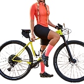 abordables Ropa Triatlón Mujer-Mujer Traje de triatlón Manga Corta MTB Bicicleta Montaña Ciclismo Carretera Negro Rojo Negro Áspero Graphic Bicicleta Transpirable Secado rápido Licra Deportes Graphic Ropa