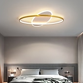 baratos Montagem Embutida &amp; Montagem Semi Embutida-luz de teto led 45 55 cm cluster design flush mount com acabamento em metal pintado com led moderno 220-240v