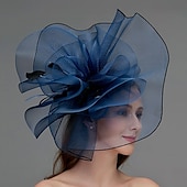 preiswerte Faszinator-Netz-Fascinator  Kopfschmuck  Kopfstück mit Feder  Blume  Trim 1 Stück Hochzeit  Besonderer Anlass  Damen-Tag Kopfstück um zu beeindrucken Derby-Fascinators Renntag-Kleid 2025
