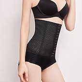 ieftine Corset pentru modelarea taliei-Antrenor de talie pentru femei, îmbrăcăminte modelată pentru controlul burticii, împingere în față, în apropierea biroului, yoga, alergare, sală de gimnastică, sport de dimensiuni mari, cârlig de