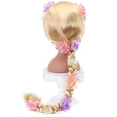 cheap Movie Character Wigs-Princess Red Wigs For Women Cosplay Wig Curly Bob Wig Dark Brown Light Blonde Orange Red Blonde Synthetic Hair Women&#039;s Red / Daily （No Accessories Only Wigs) Halloween Wigs