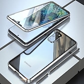 Χαμηλού Κόστους Samsung Θήκη-τηλέφωνο tok Για Samsung Galaxy S24 S23 S22 S21 S20 Plus Ultra Note 20 Ultra S25 Ultra Πλήρης Θήκη Θήκη μαγνητικής προσρόφησης Προστατευτικό για όλο το σώμα Διπλής όψης Προστατευτικό φακού κάμερας