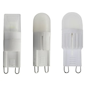 preiswerte LED Doppelsteckerlichter-1 stücke bi-pin g9 led glühbirne 3 watt dimmbar 30 watt halogen äquivalent für kronleuchter anhänger deckenventilator schreibtischlampe ac220v