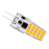 abordables Ampoules LED double broche-Ampoule led g4 3w équivalente à 20w-25w t3 jc type bi-pin g4 base halogène ampoule ac/dc 12v blanc chaud 3000k ampoule g4 pour puck light rv sous comptoir éclairage de cuisine sous armoire lumière 4