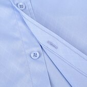 cheap Men&#039;s Non Iron Shirts-Men&#039;s Dress Shirt Plaid Shirt Collared Shirt Button Up Shirt Plaid Wedding Casual Black Blue Gray Light Blue Short Sleeve Turndown Summer Clothing Apparel Button-Down