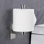 halpa Vessapaperitelineet-wc-paperiteline säädettävä pituus / uusi muotoilu / itseliimautuva nykyaikainen / moderni ruostumaton teräs / vähähiilinen teräs / metalli 1kpl - kylpyhuoneen seinälle asennettu